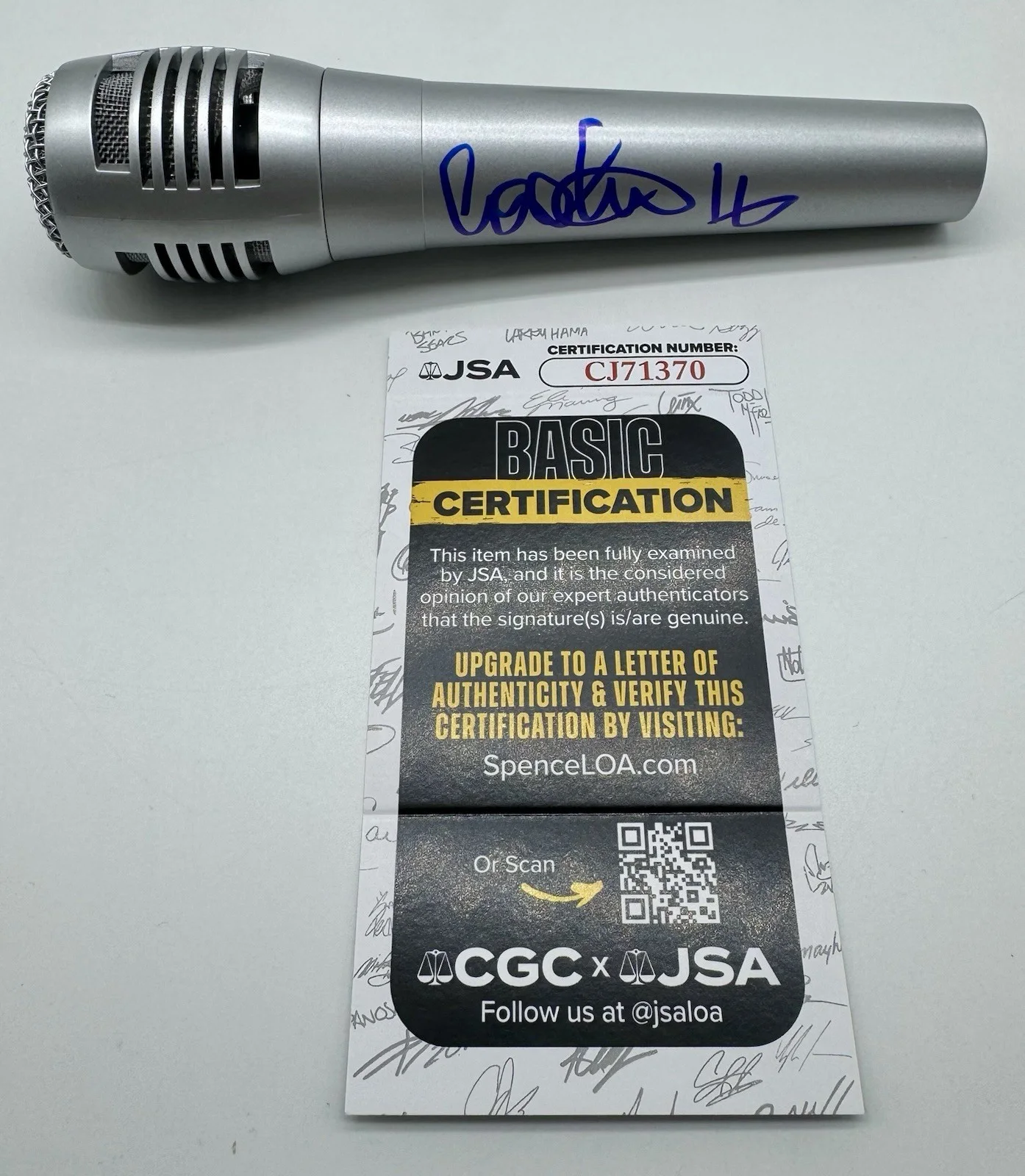 Coolio hand signed autograph microphone with JSA COA, image 5