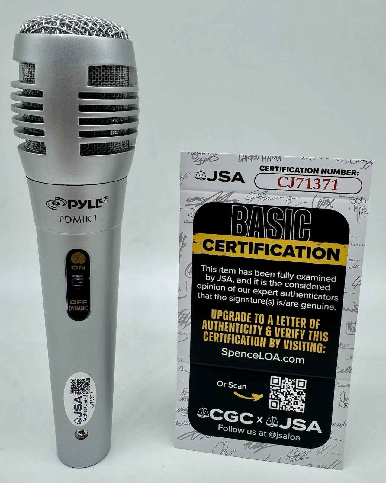 Rich Homie Quan hand signed autograph microphone with JSA COA, image 2