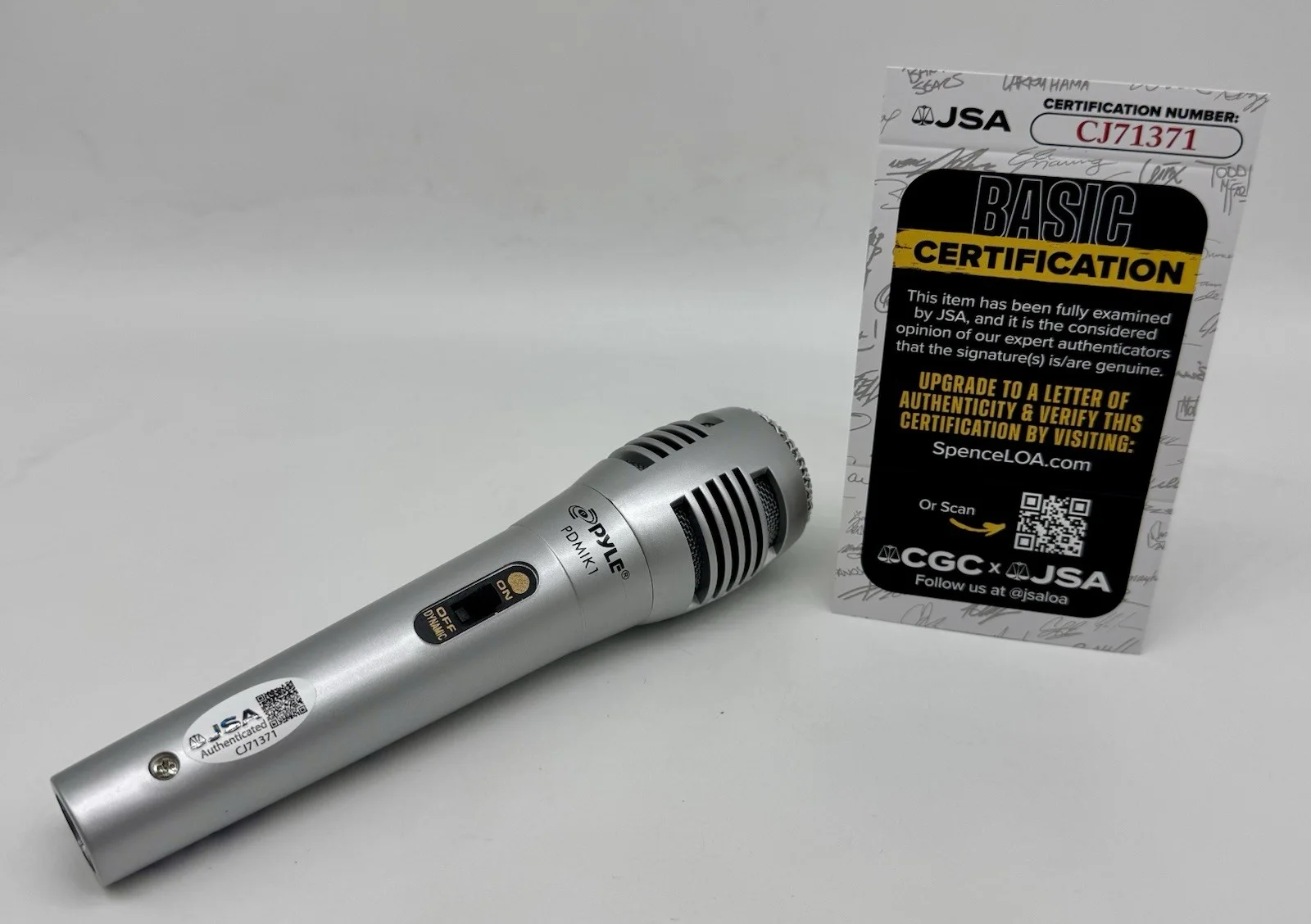 Rich Homie Quan hand signed autograph microphone with JSA COA, image 3