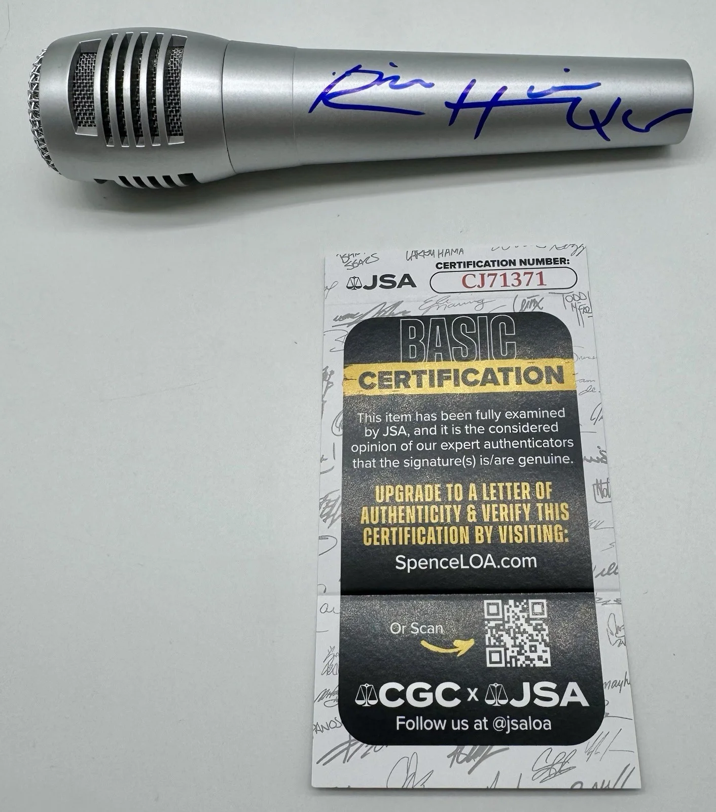 Rich Homie Quan hand signed autograph microphone with JSA COA, image 4