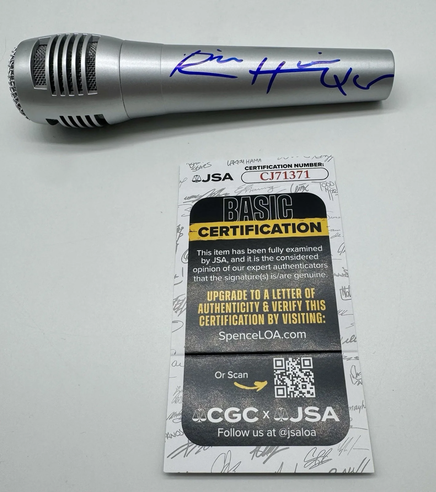 Rich Homie Quan hand signed autograph microphone with JSA COA, image 5