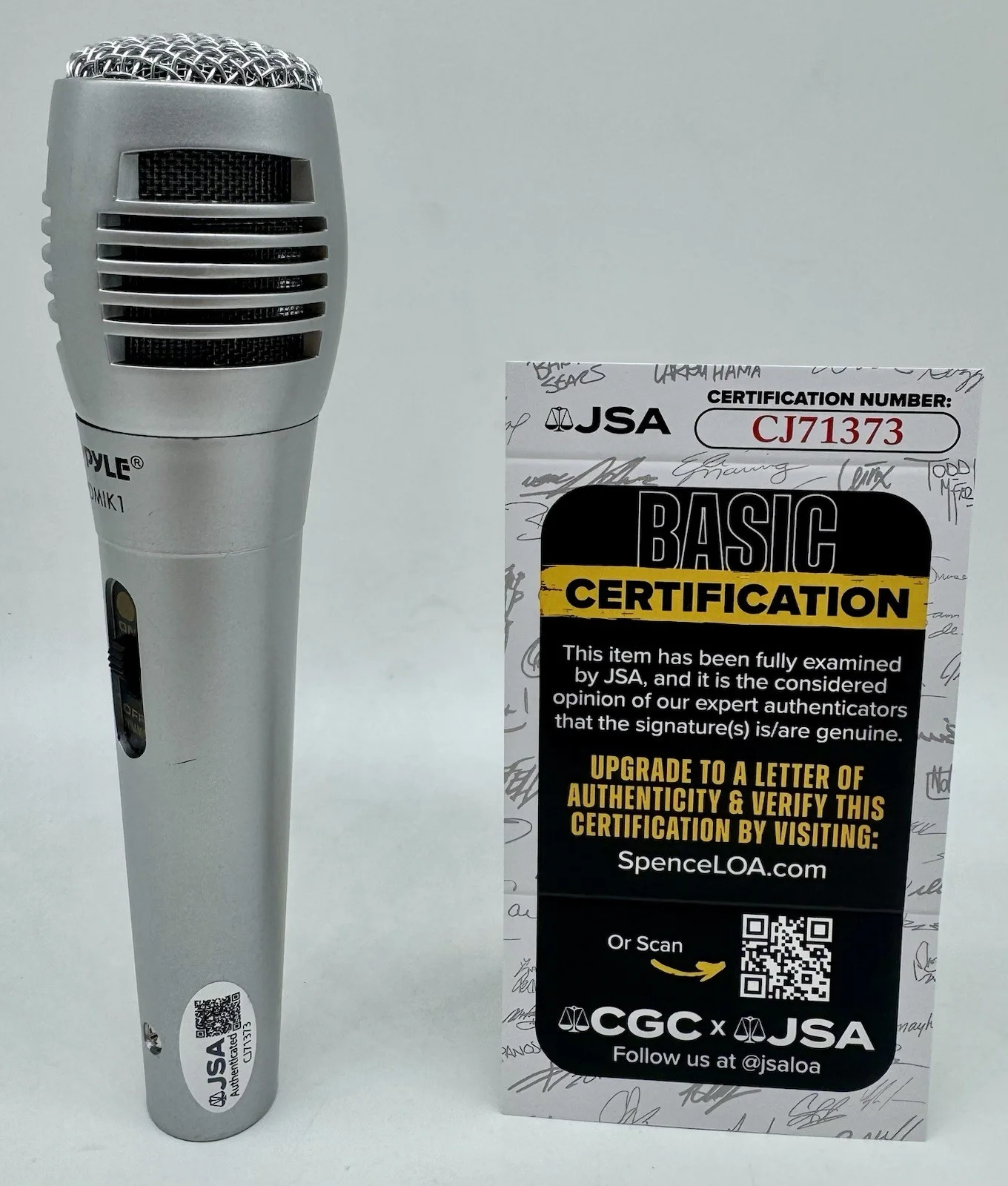Erykah Badu hand signed autograph microphone with JSA COA, image 3