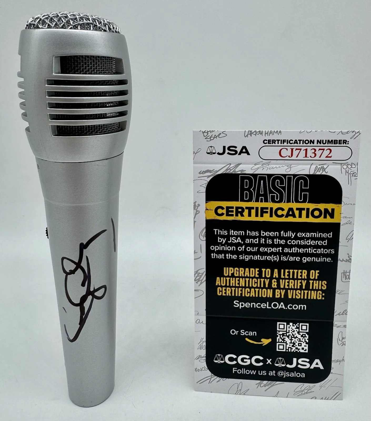 Gary Clark Jr. hand signed autograph microphone with JSA COA, image 2