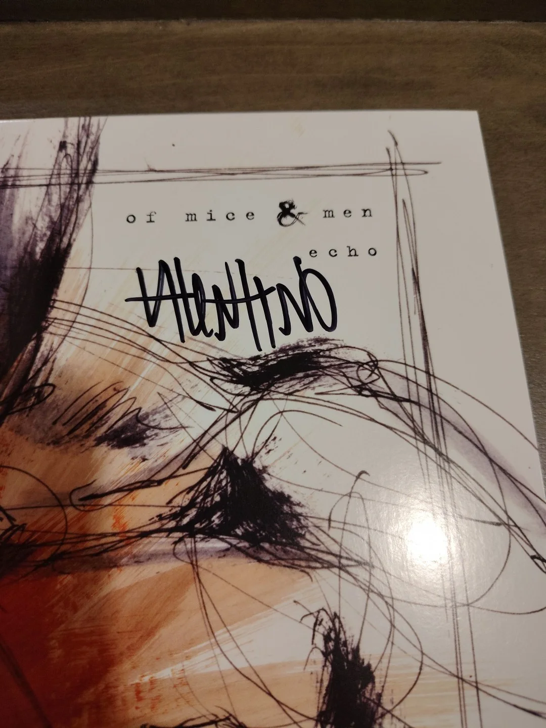 Autographed Album By Mice And Men Echo, image 3