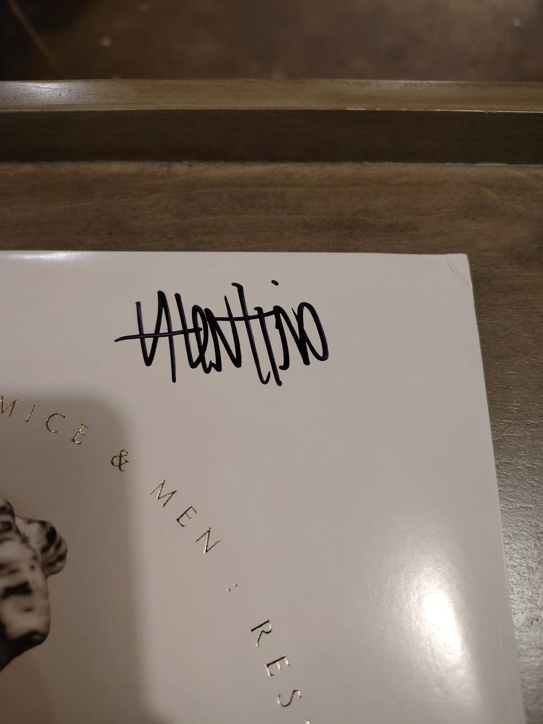 Autographed Album Of Mice And Men Restoring Force Full Circle, image 4