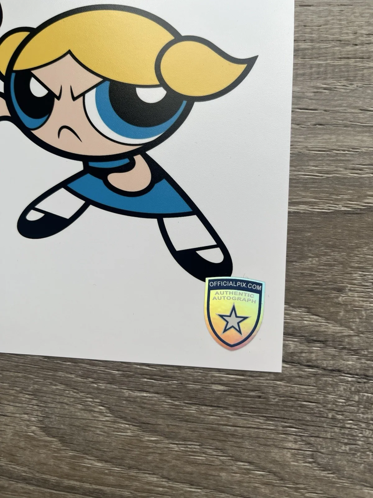 EG Daily — EG Daily Signed Buttercup 8x10 Photo Powerpuff Girls Official Pix COA OPX, изображение 4