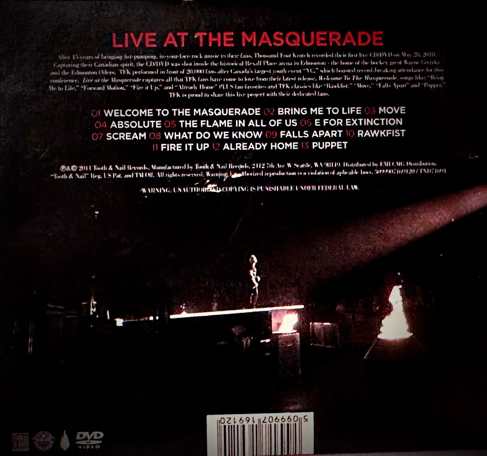THOUSAND FOOT KRUTCH Welcome To The Masquerade CD Authentic Signatures And Mask, изображение 3
