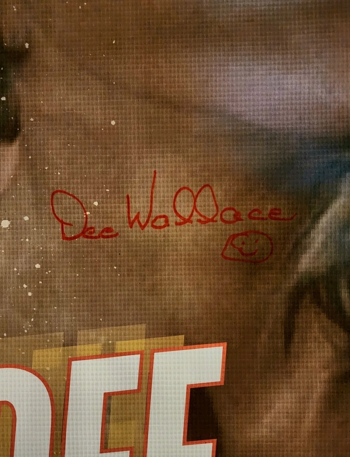 Dee Wallace — Dee Wallace SIGNED! 36x48 Vinyl Banner from Spooky Empire 2024 Cujo ET, image 2