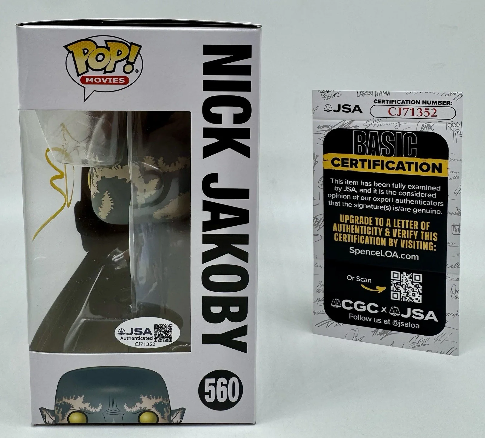 JOEL EDGERTON — JOEL EDGERTON HAND SIGNED AUTOGRAPH "NICK JAKOBY" BRIGHT FUNKO POP +JSA COA, image 3