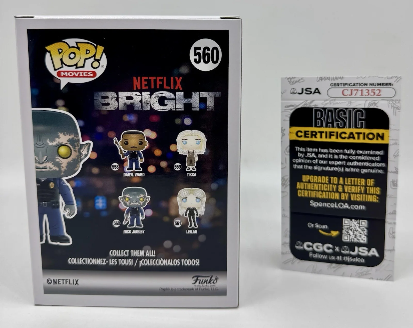 JOEL EDGERTON — JOEL EDGERTON HAND SIGNED AUTOGRAPH "NICK JAKOBY" BRIGHT FUNKO POP +JSA COA, image 4