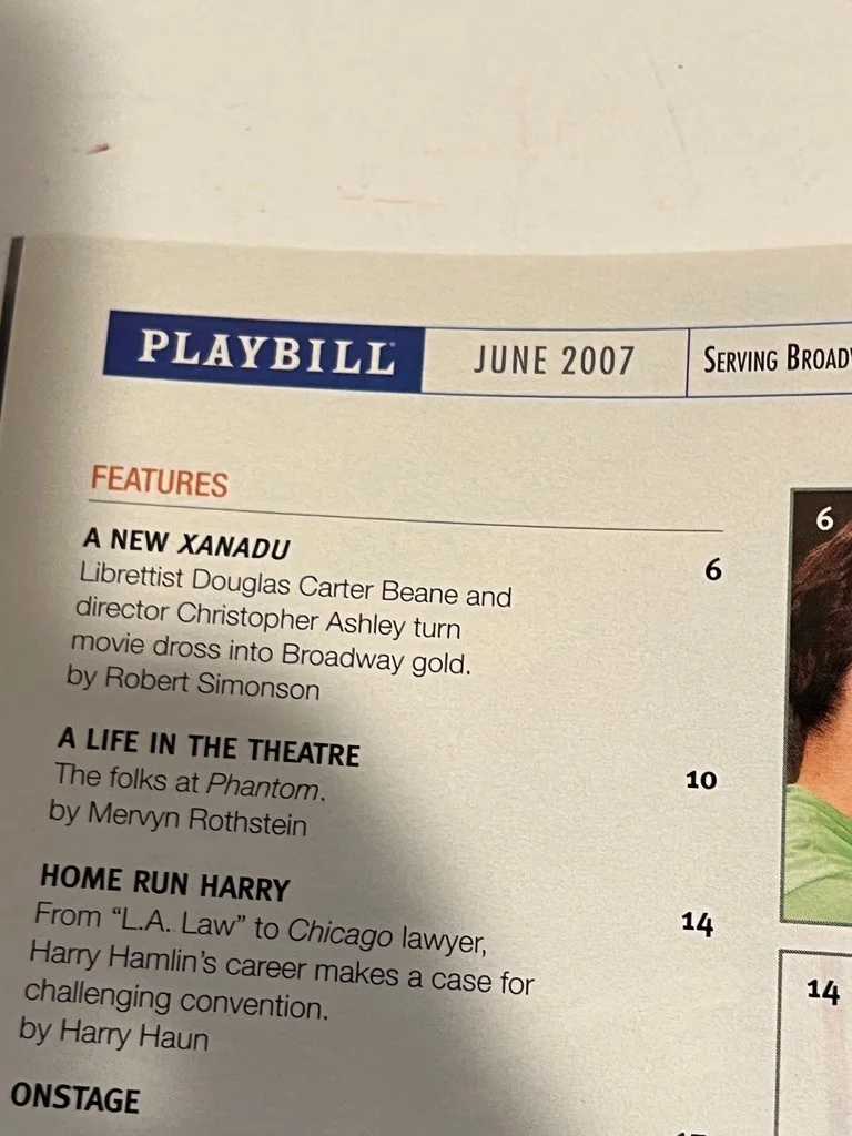 Xanadu Cast Signed Playbill June 2007 Kerry Butler Tony Roberts, изображение 2