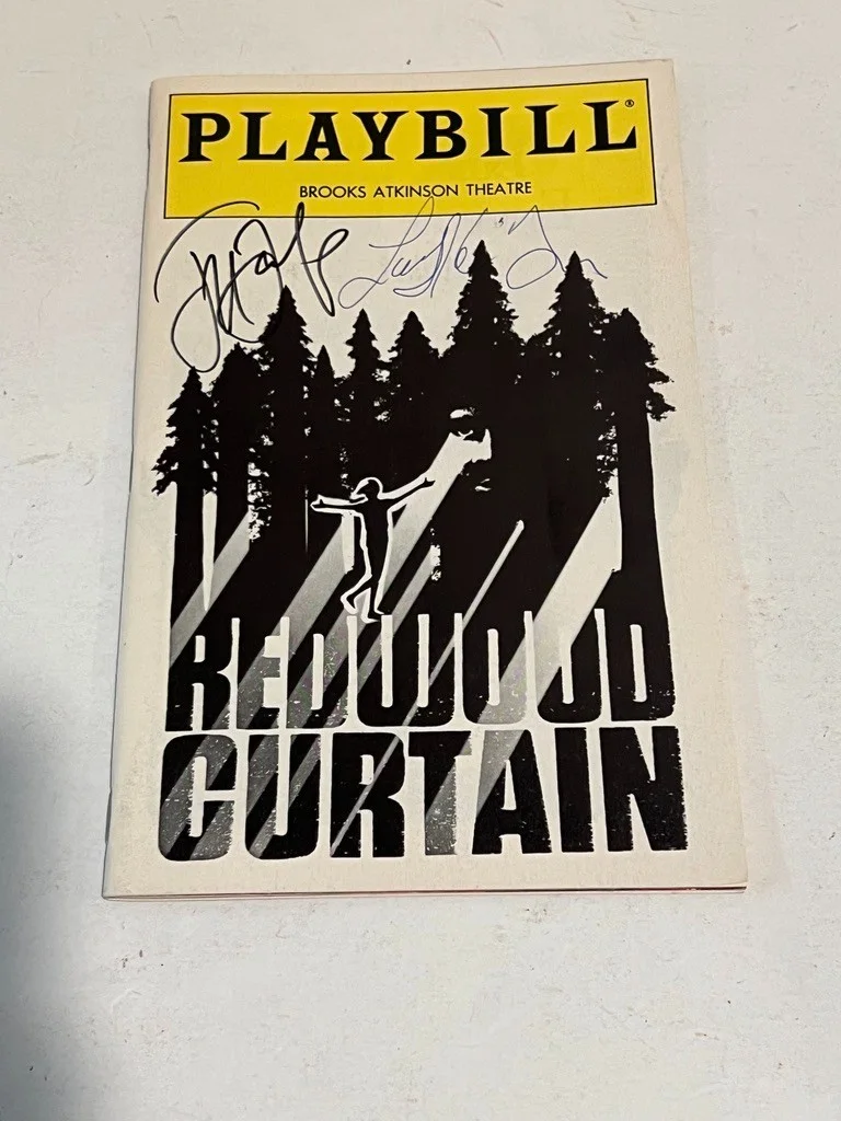 Jeff Daniels — Redwood Curtain Hand Signed Playbill Jeff Daniels Landford Wilson March 1993
