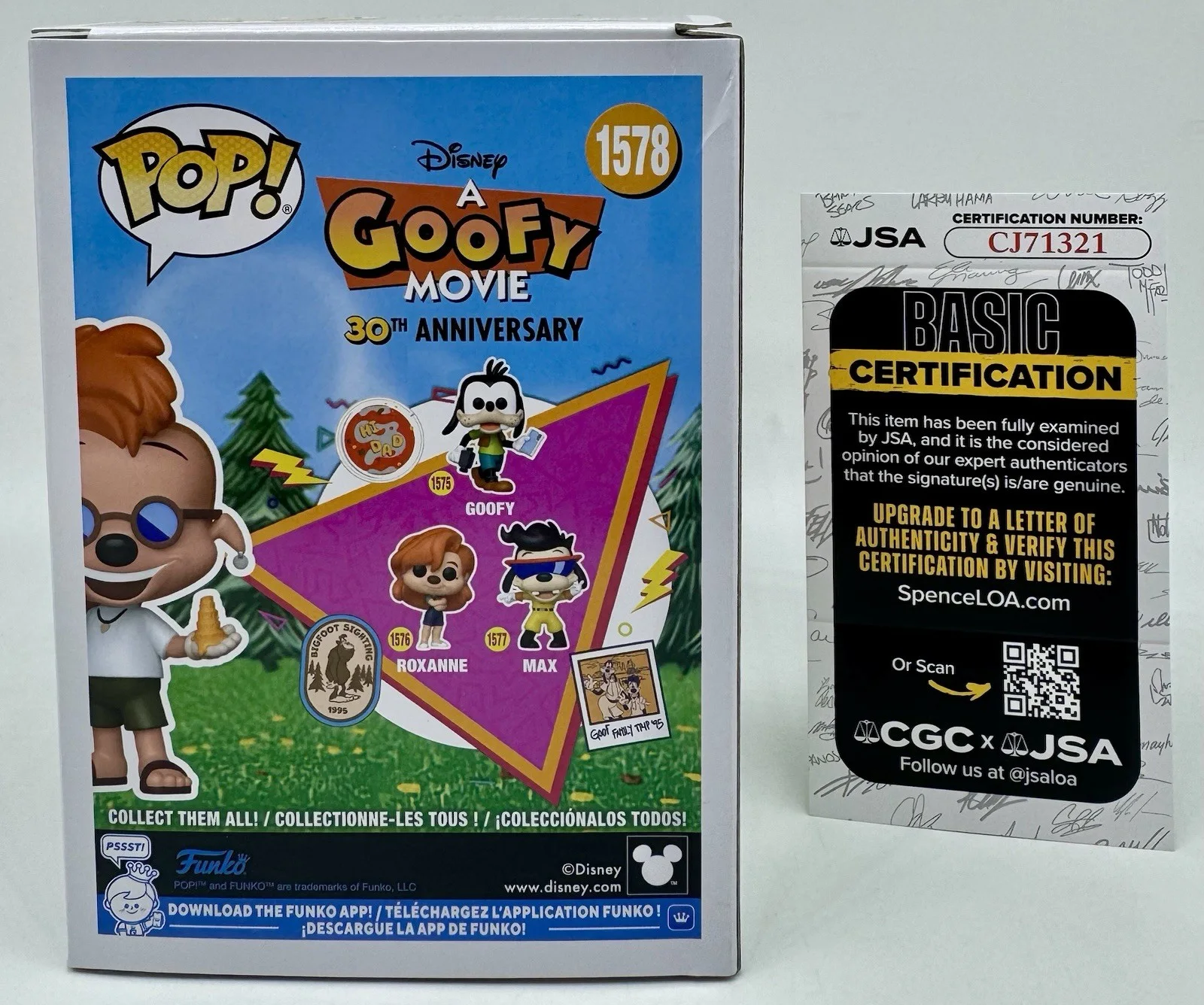 PAULY SHORE — PAULY SHORE HAND SIGNED AUTOGRAPH "BOBBY" A GOOFIE MOVIE FUNKO POP +JSA COA, изображение 4