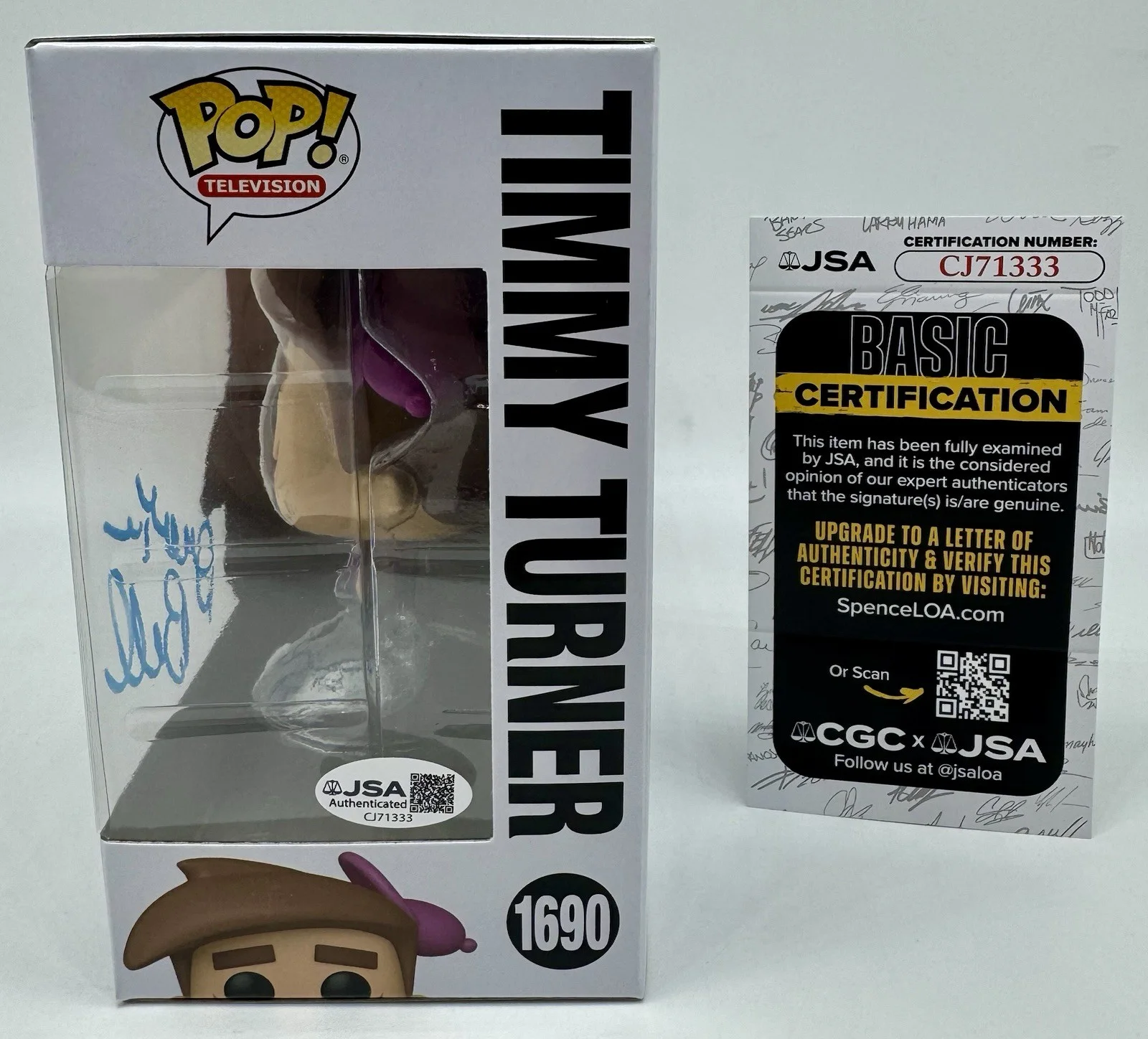 DRAKE BELL — DRAKE BELL SIGNED AUTOGRAPH "TIMMY TURNER" ODD PARENTS FUNKO POP +JSA COA, изображение 3