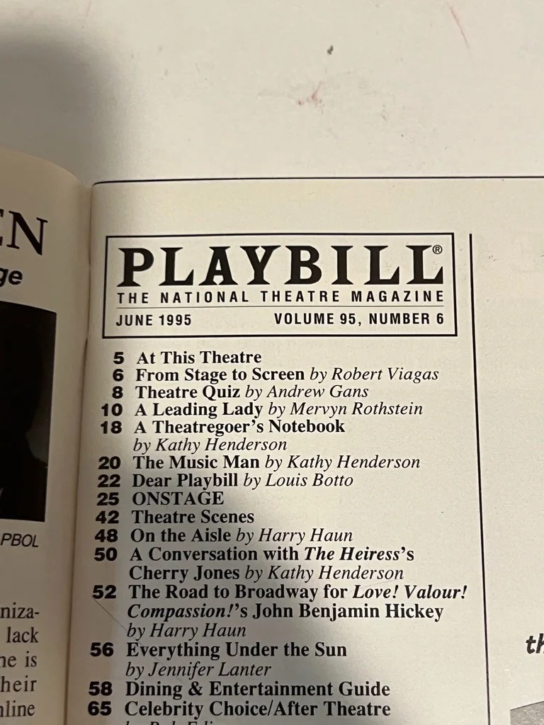 Indiscretion Full Cast Signed Playbill June 1995 Kathleen Turner Eileen Atkins, image 2