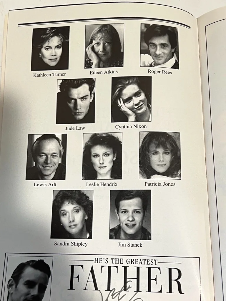 Indiscretion Full Cast Signed Playbill June 1995 Kathleen Turner Eileen Atkins, image 4