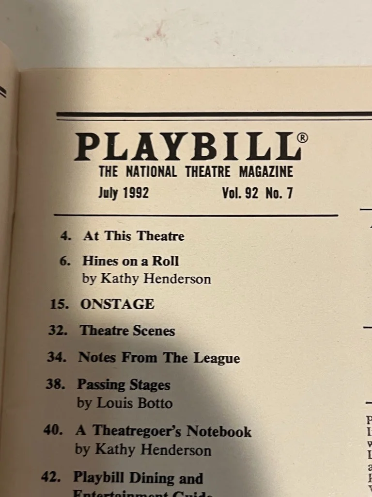 Jellys Last Jam Hand Signed Playbill Gregory Hines July 1992, image 2