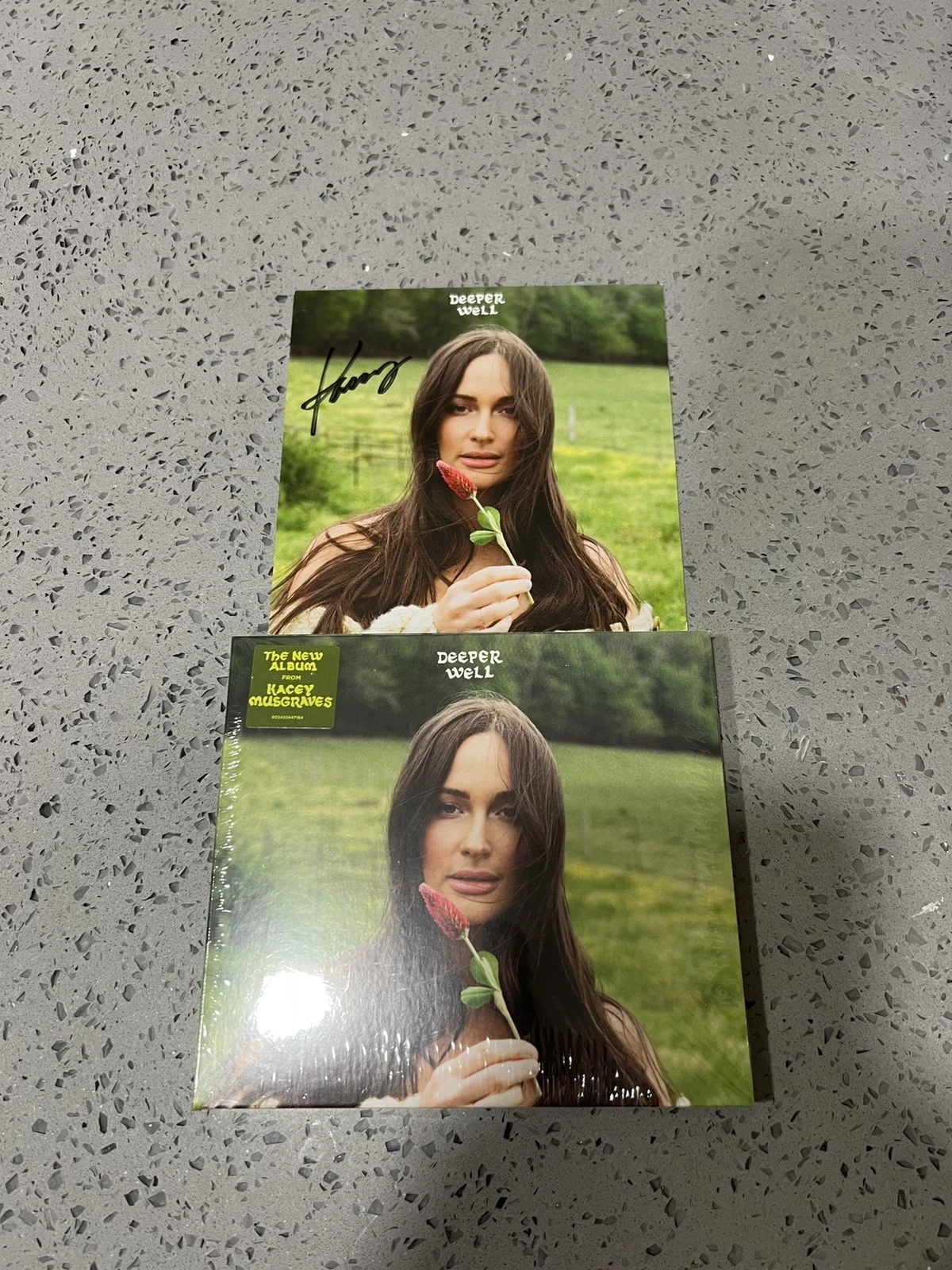 KACEY MUSGRAVES DEEPER WELL Signed Art Card CD Album Autographed Authentic, изображение 2