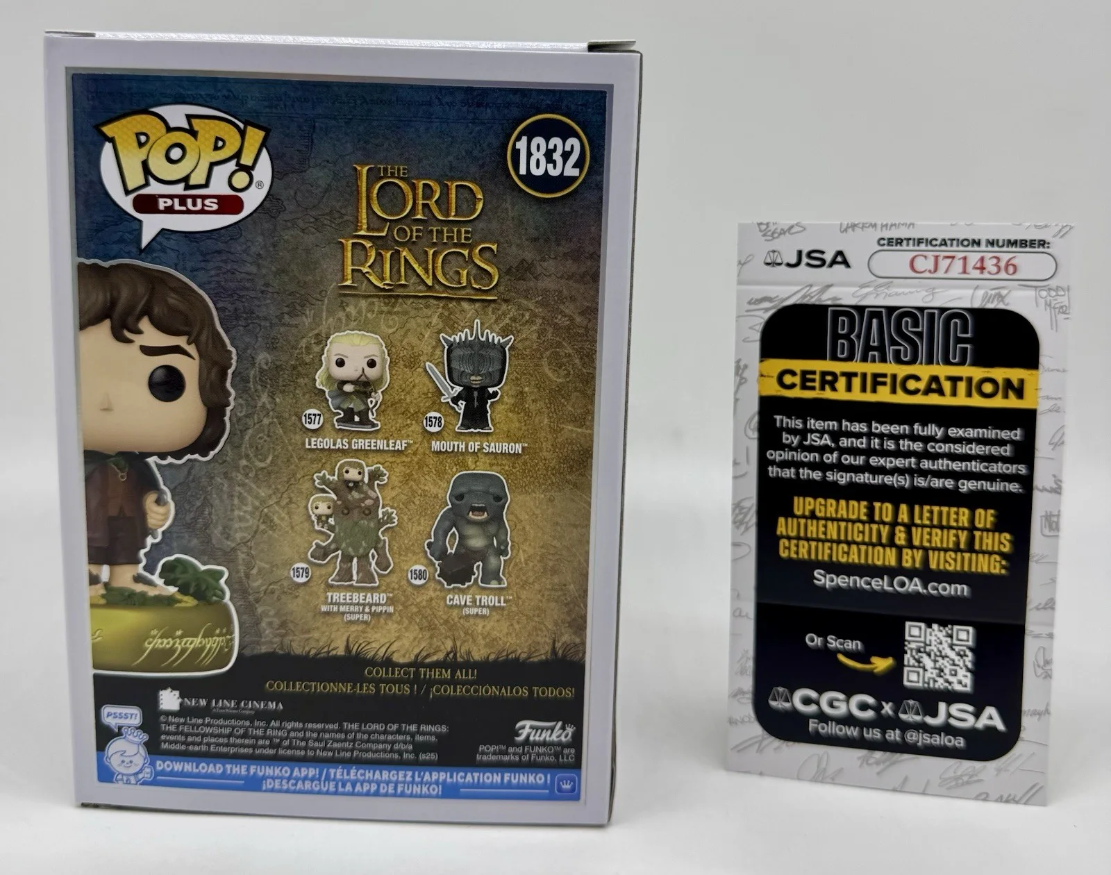 ELIJAH WOOD — ELIJAH WOOD SIGNED AUTOGRAPH FRODO BAGGINS LORD OF THE RINGS FUNKO POP +JSA COA, изображение 4