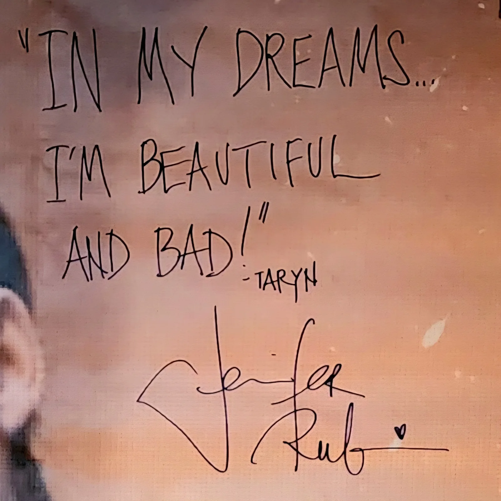 Jennifer Rubin — Jennifer Rubin SIGNED! 36x48 Banner Nightmare on Elm Street 3: Dream Warriors, image 2