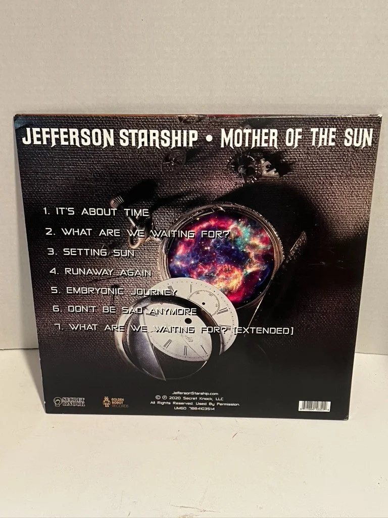 Donny Baldwin — JEFFERSON STARSHIP Signed MOTHER OF THE SUN Vinyl Album Cover David Freiberg JSA, изображение 3