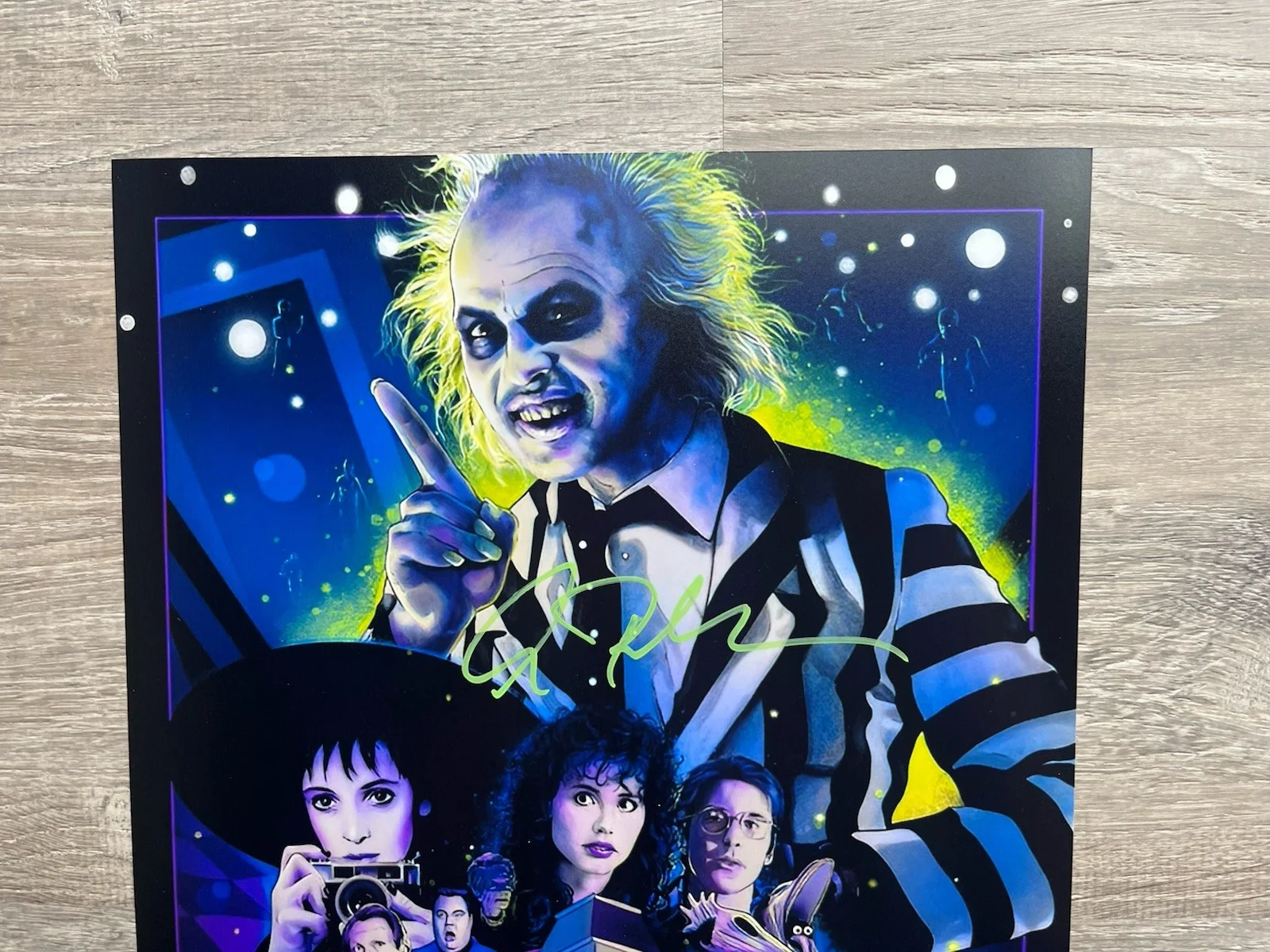 Alec Baldwin — Alec Baldwin Signed Beetlejuice 11x17 Photo JSA COA Adam Maitland, изображение 3