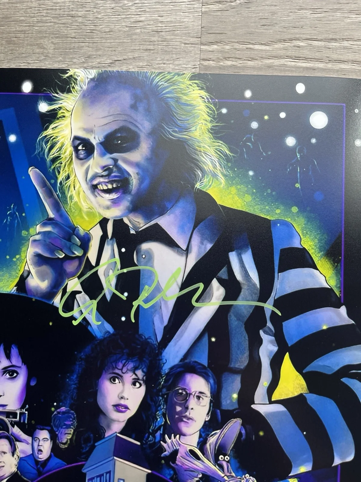 Alec Baldwin — Alec Baldwin Signed Beetlejuice 11x17 Photo JSA COA Adam Maitland, изображение 4