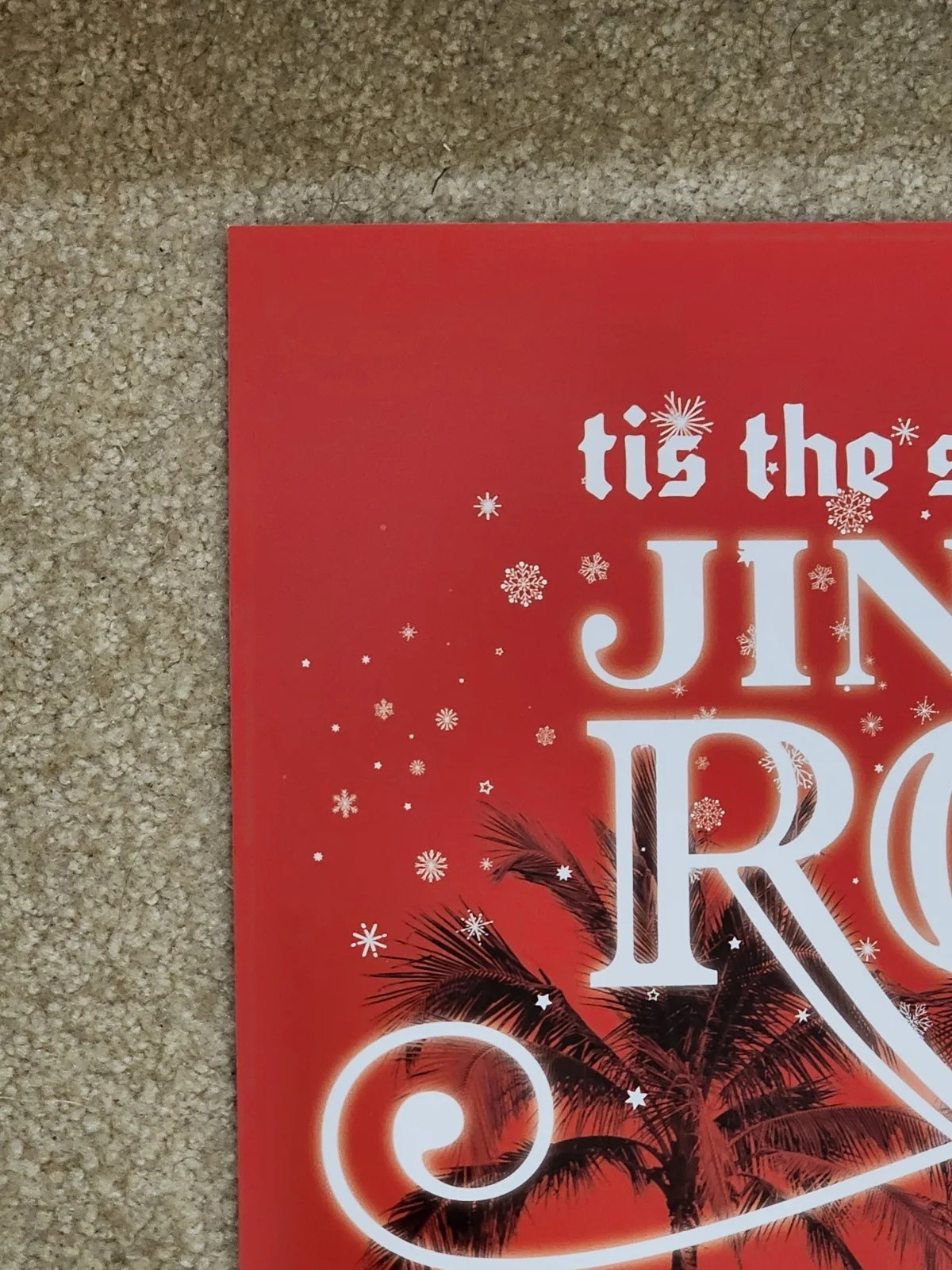 🎅 Sammy Hagar 🎸 Signed Autographed Christmas Santa Poster Red Rocker *Read*, image 5