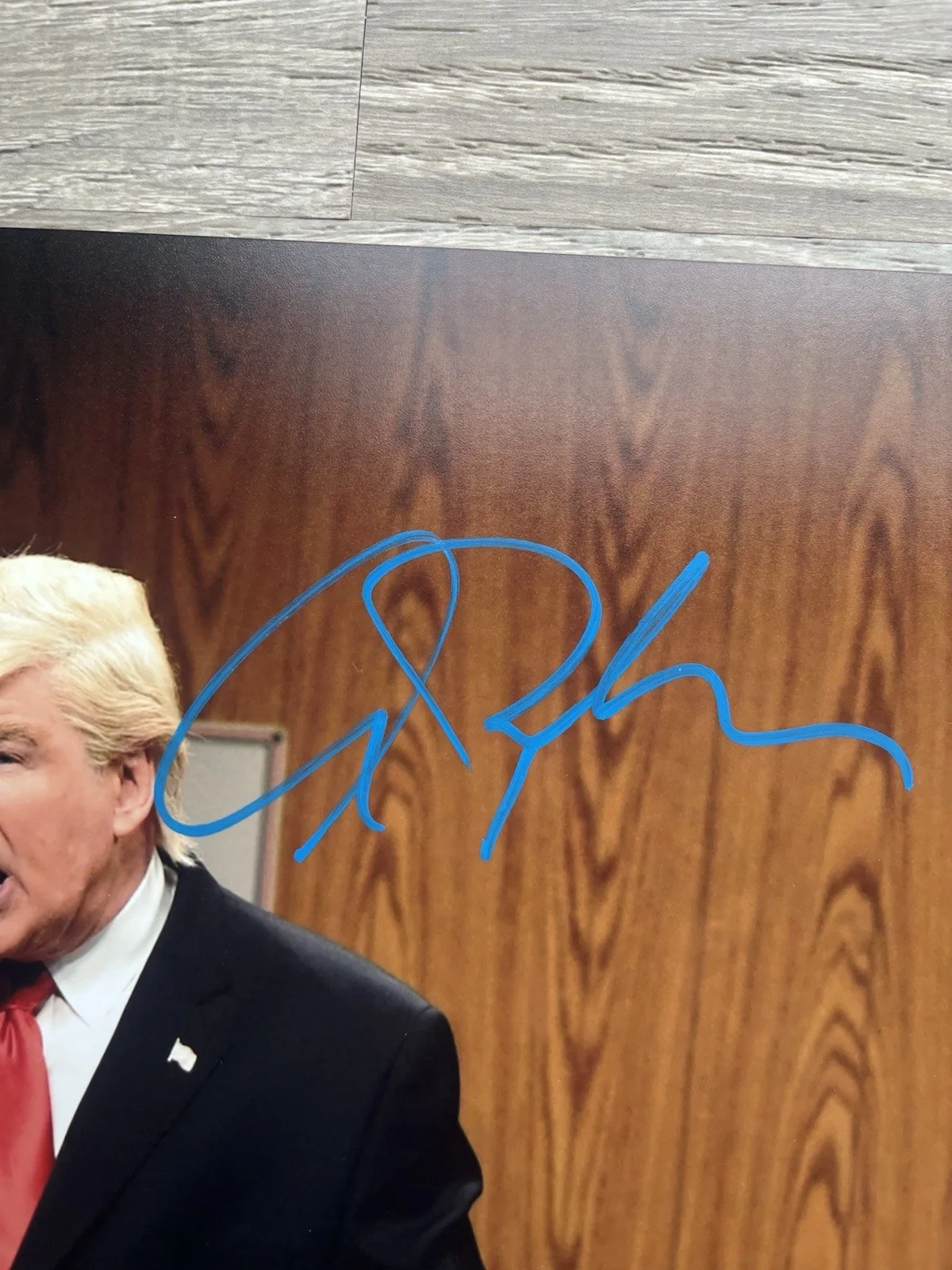 Alec Baldwin — Alec Baldwin Signed SNL Donald Trump 11x14 Photo JSA COA Saturday Night Live, изображение 4