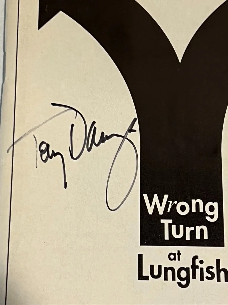 Wrong Turn at Lungfish Hand Signed Playbill Tony Danza April 1993, image 2