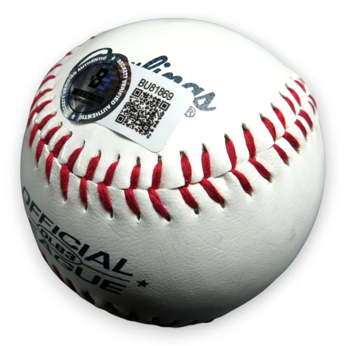 Cameron Monaghan — Cameron Monaghan Signed Autographed Baseball "Tron" Ares Caius BAS BU81869, image 2