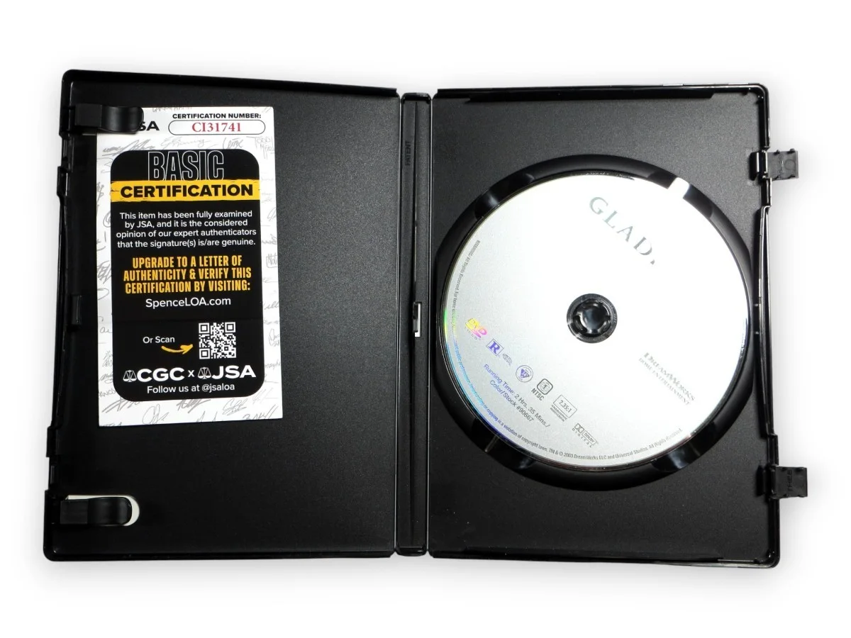 Ridley Scott — Ridley Scott Signed Autographed DVD Cover Gladiator Director JSA CI31741, image 2