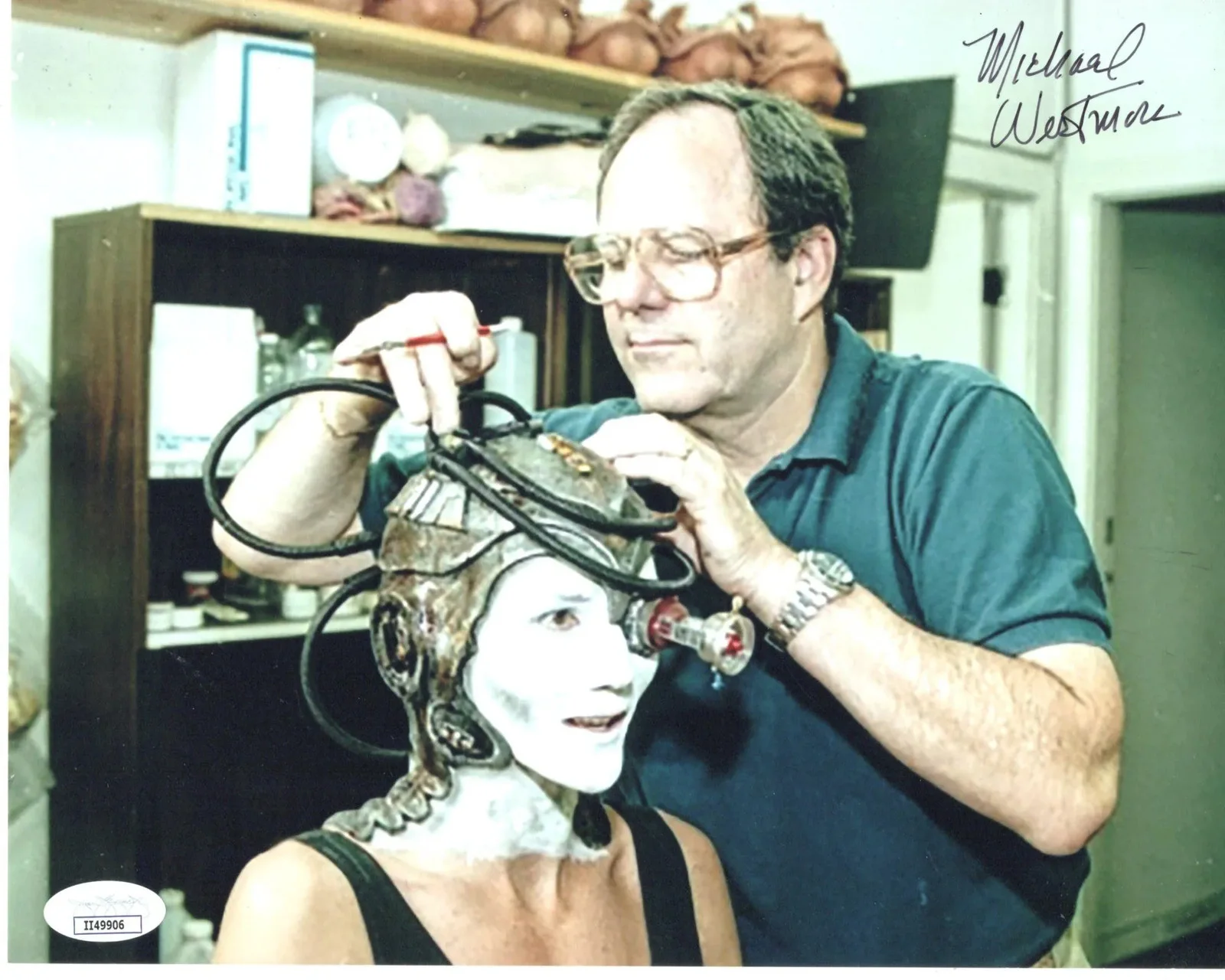 Michael Westmore — Michael Westmore signed 8x10 Photo Masters of the Universe JSA Authentication