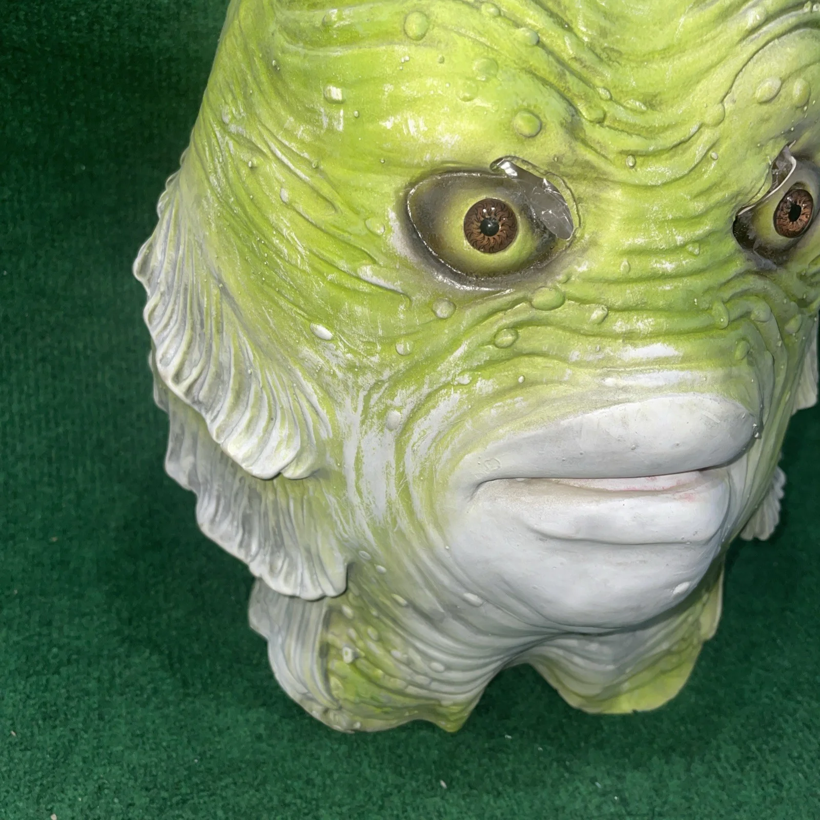 Ricou Browning — Creature From The Black Lagoon Ricou Browning Signed Replica Mask Gill-Man COA, изображение 3