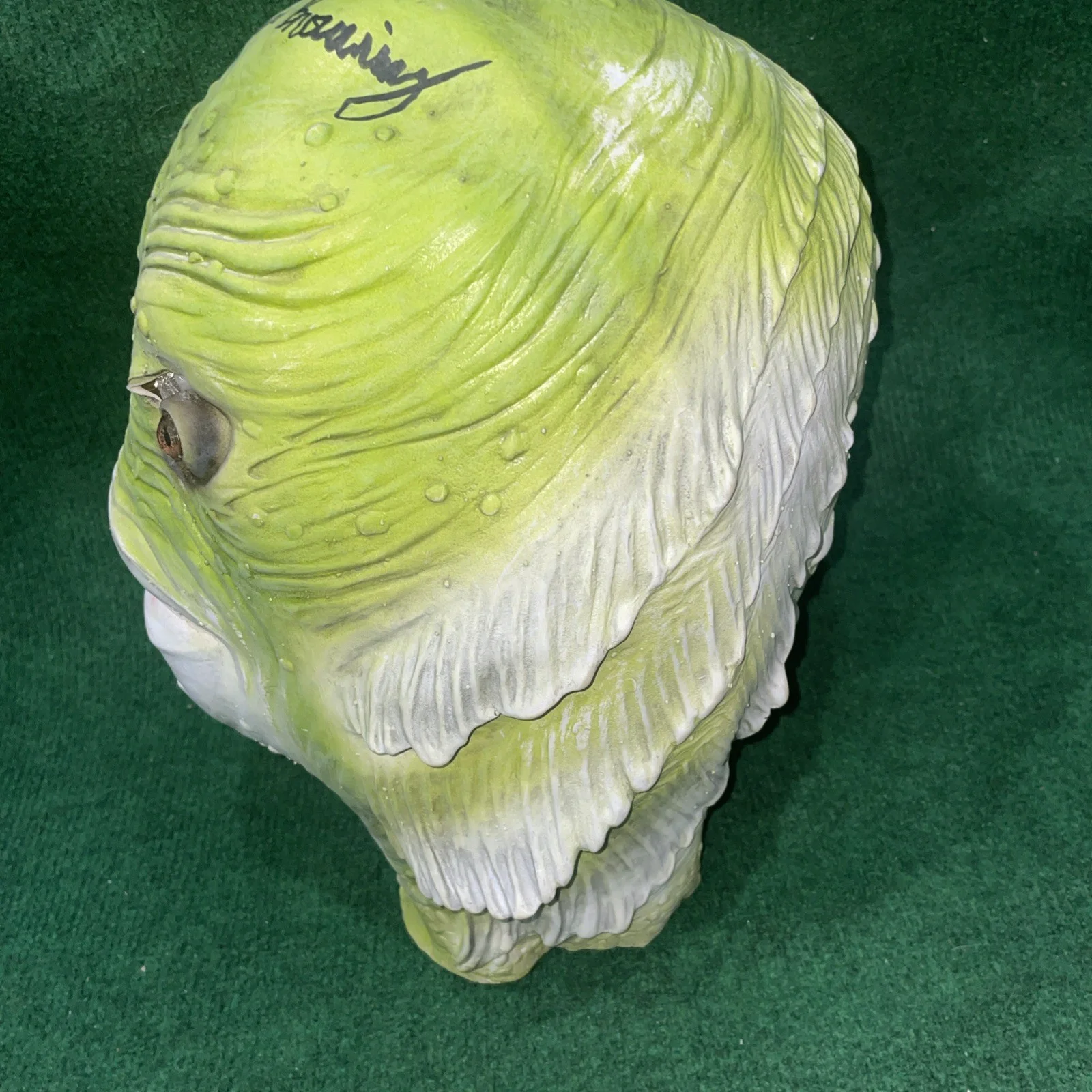 Ricou Browning — Creature From The Black Lagoon Ricou Browning Signed Replica Mask Gill-Man COA, изображение 5