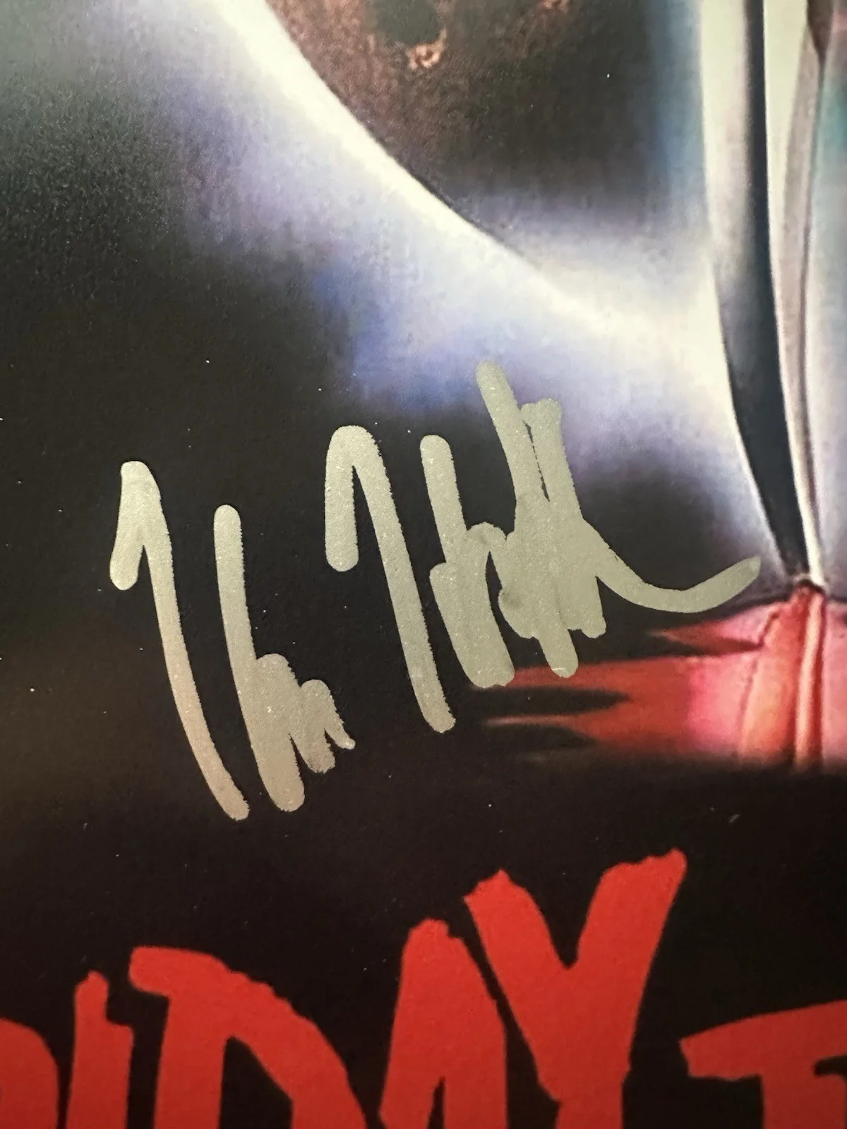 KANE HODDER SIGNED FRIDAY THE 13TH VII THE NEW BLOOD 12X18 POSTER JSA COA, image 2