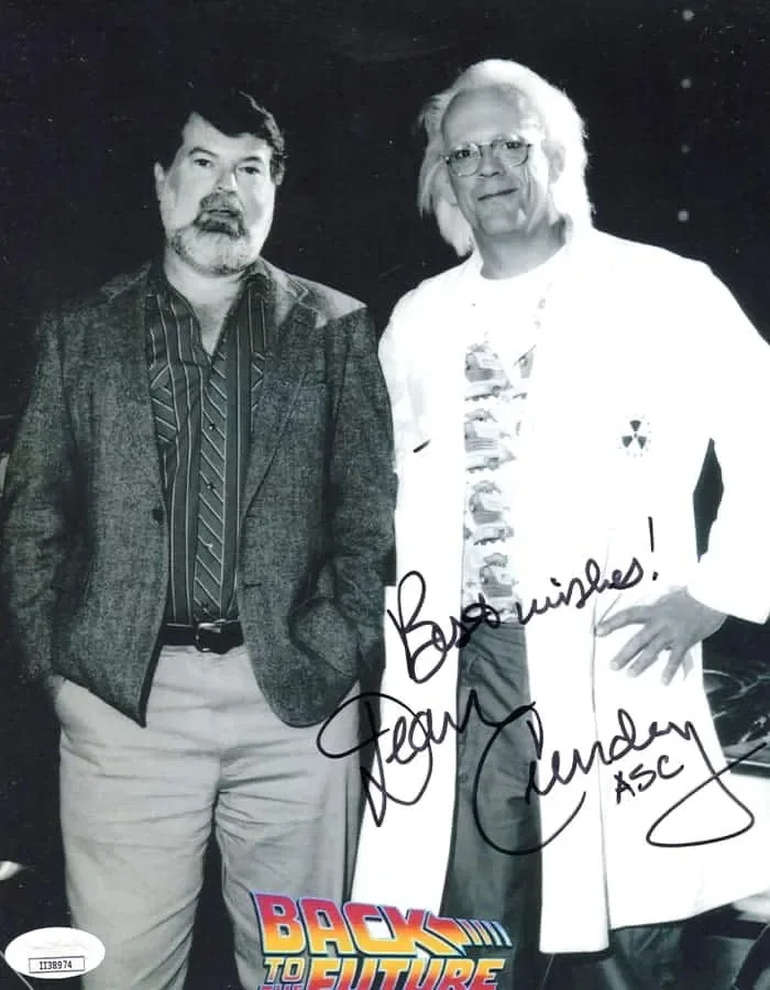 Dean Cundey — Dean Cundey signed 8x10 Photo Cinematographer Back to the JSA Authentication