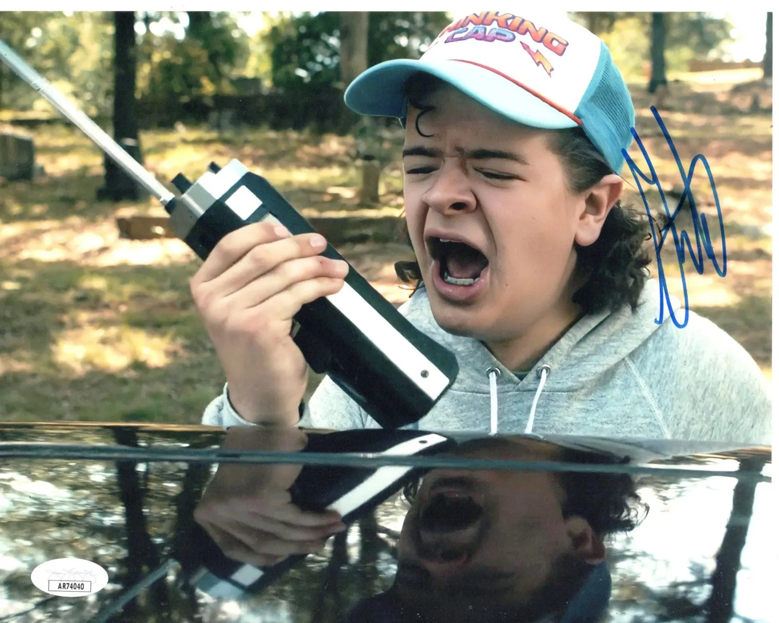 Gaten Matarazzo — Gaten Matarazzo signed 8x10 Photo Dustin Henderson Stranger Things 4 JSA