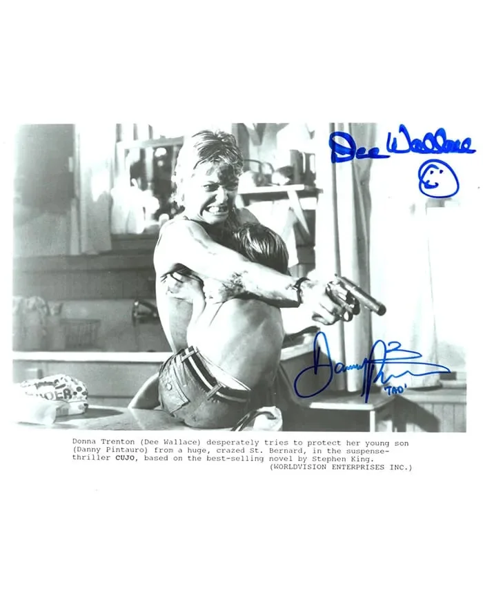 Dee Wallace, Danny Pintauro — Dee Wallace & Danny Pintauro signed 8x10 Original Press JSA Authentication, image 2