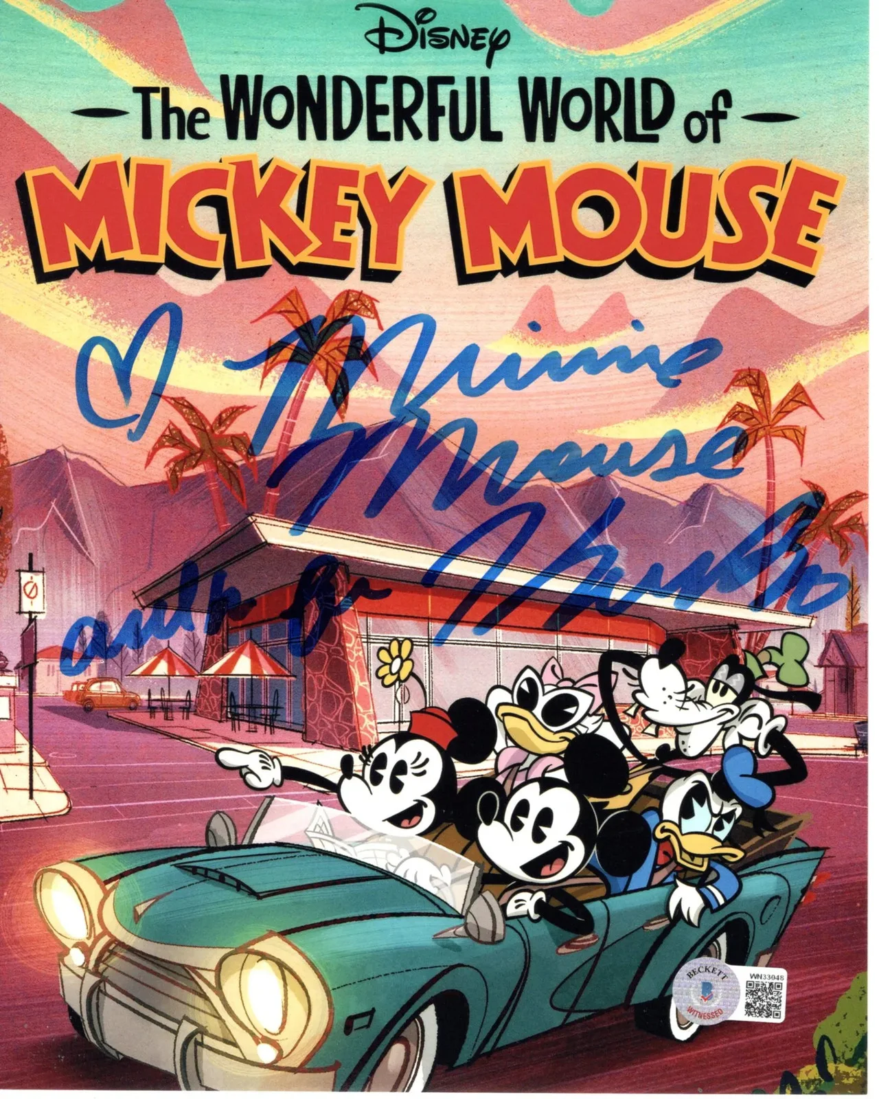 Kaitlyn Robrock — Kaitlyn Robrock signed 8x10 Photo Disney Minnie Mouse Beckett Authentication