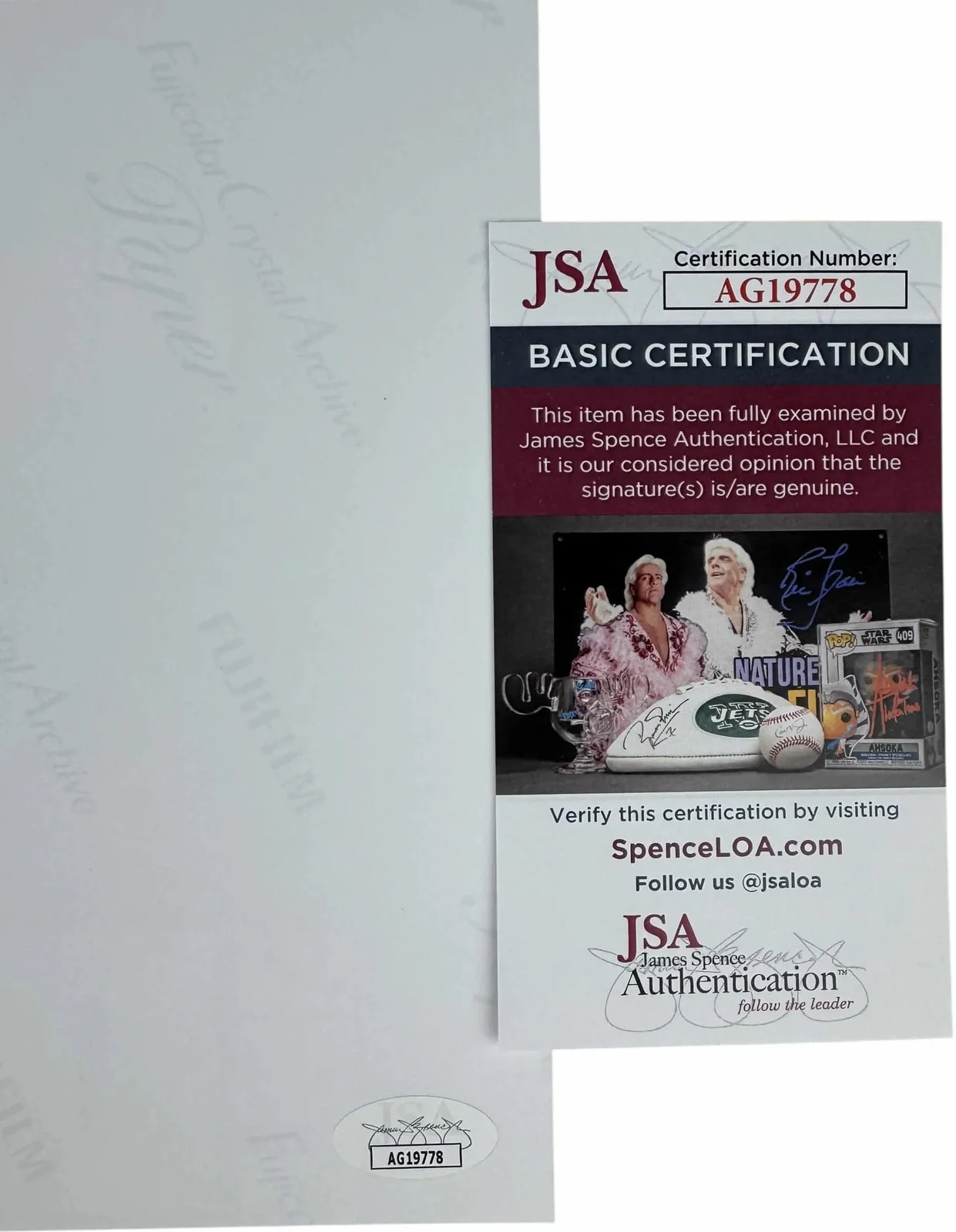 The D.O.C. signed 8x10 Photo Rapper Rap JSA Authentication, image 2