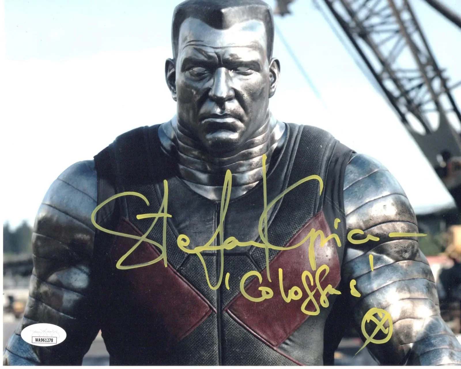 Stefan Kapicic — Stefan Kapicic signed 8x10 Photo Colossus Marvel Deadpool JSA Authentication