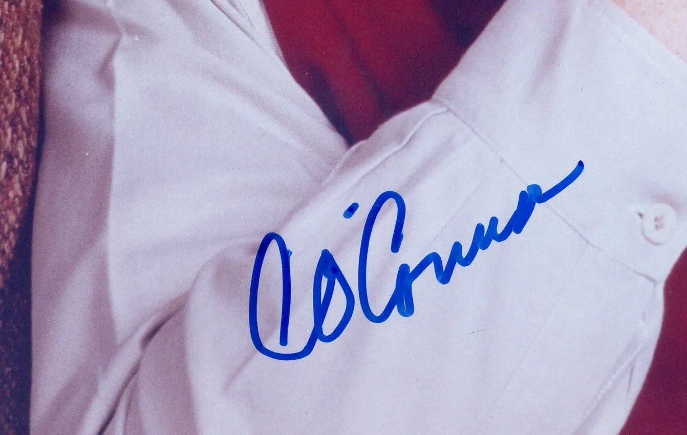 Carroll O'Connor — Carroll O'Connor Signed 8x10 All In The Family Color Photo - JSA Authentication, изображение 2