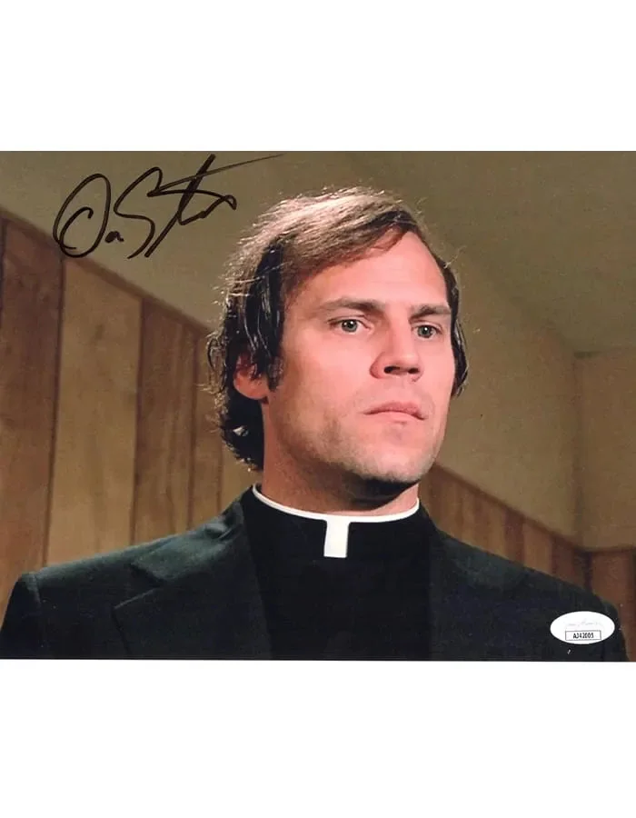 Don Stroud — Don Stroud signed 8x10 Photo Father Bolen The Amityville JSA Authentication