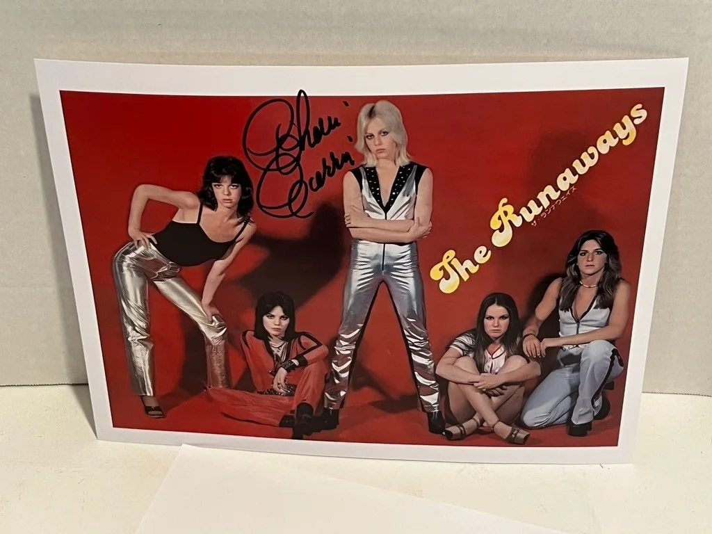 Cherie Currie Hand Signed 8.5x11 Photo Print of The Runaways, изображение 3