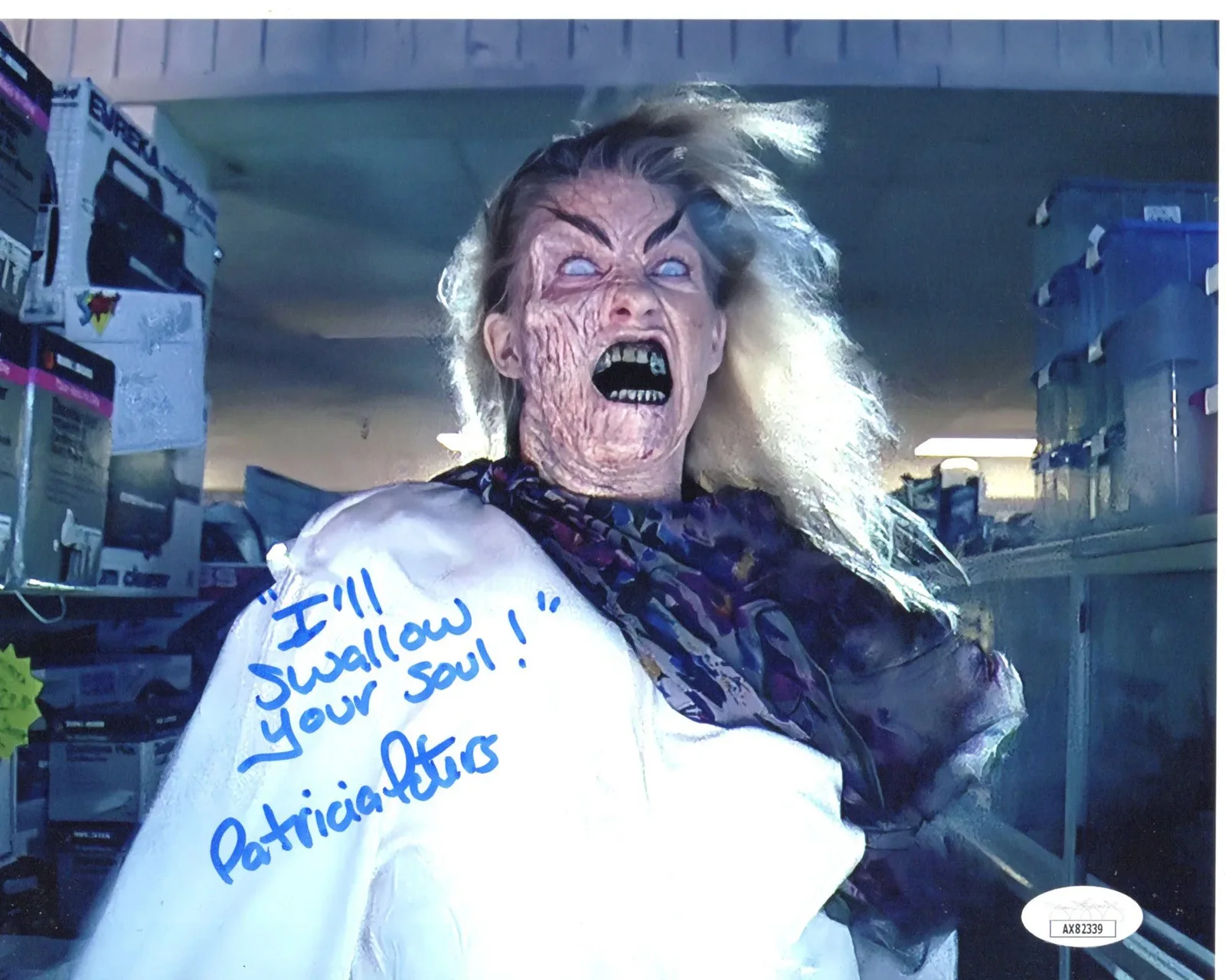Patricia M. Peters — Patricia M. Peters signed 8x10 Photo Demon Lady Army of Darkness JSA