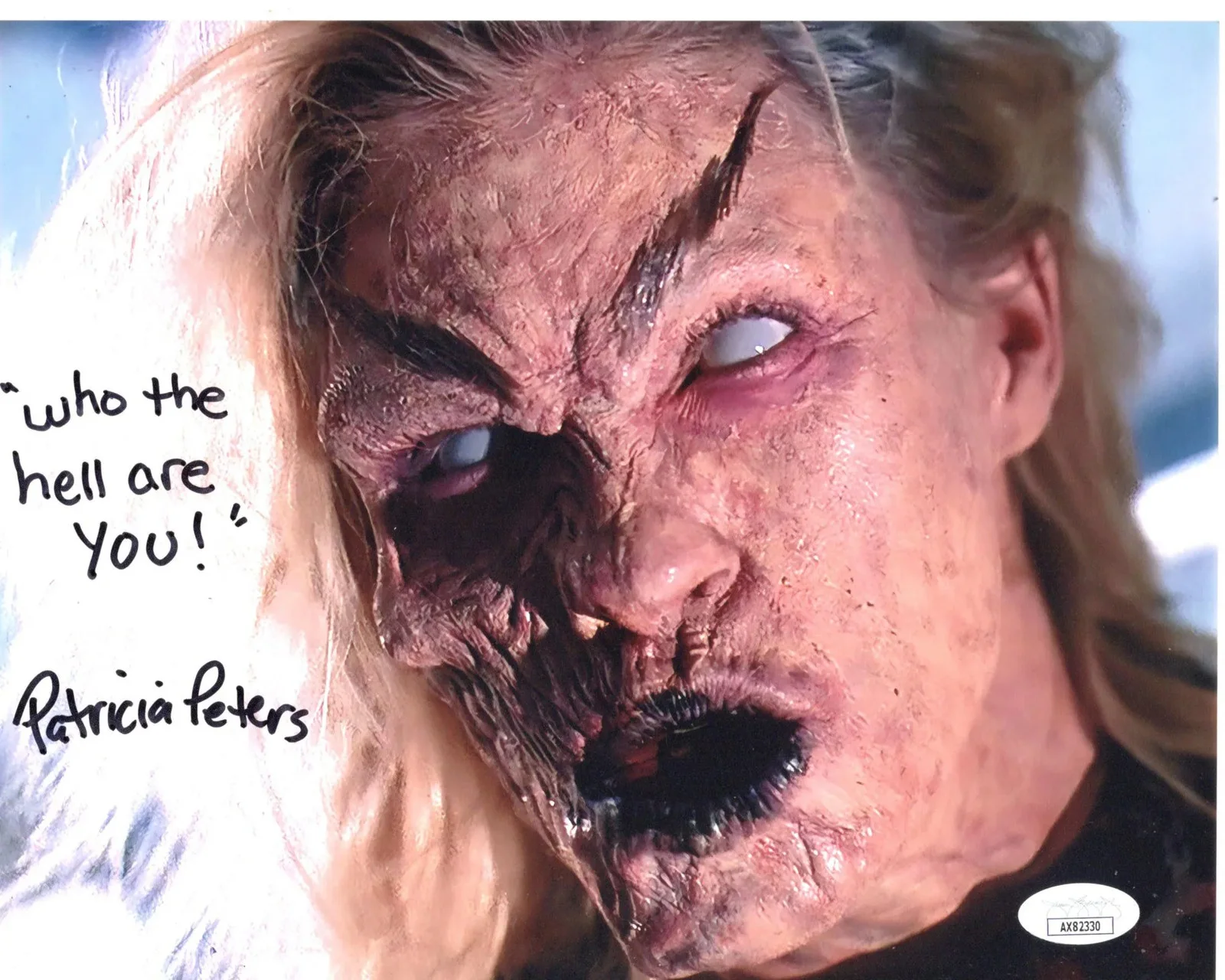 Patricia M. Peters — Patricia M. Peters signed 8x10 Photo Demon Lady Army of Darkness JSA