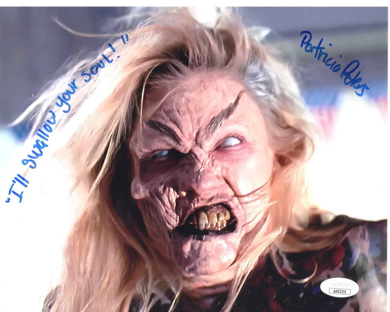 Patricia M. Peters — Patricia M. Peters signed 8x10 Photo Demon Lady Army of Darkness JSA
