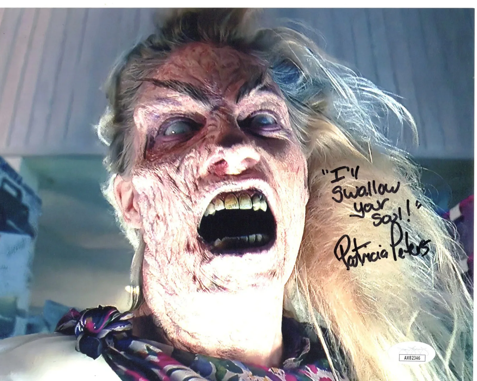 Patricia M. Peters — Patricia M. Peters signed 8x10 Photo Demon Lady Army of Darkness JSA