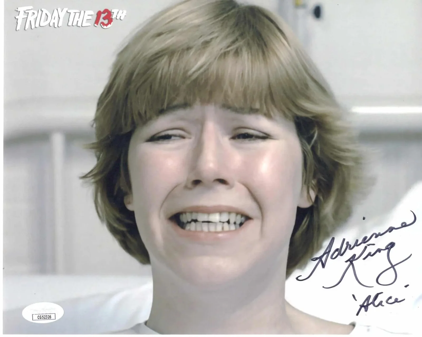 Adrienne King — Adrienne King signed 8x10 Photo Alice Hardy Friday the 13th JSA Authentication